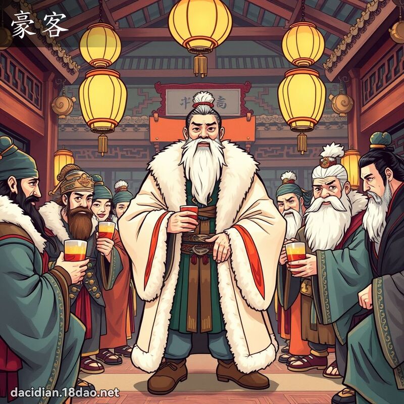 豪客 - 國語大辭典配圖