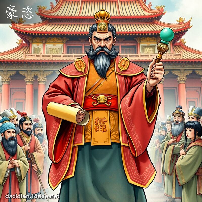 豪恣 - 國語大辭典配圖