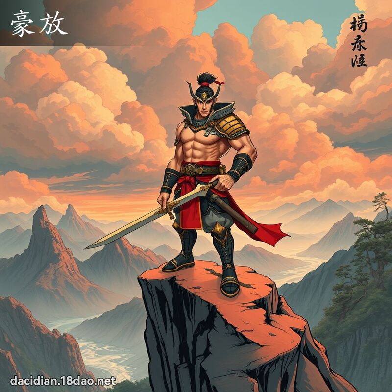 豪放 - 國語大辭典配圖