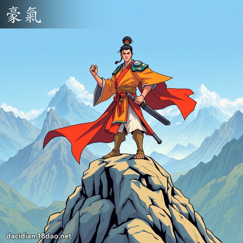 豪气 - 国语大辞典配图