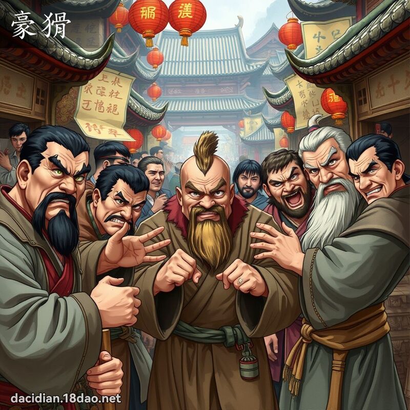 豪猾 - 国语大辞典配图