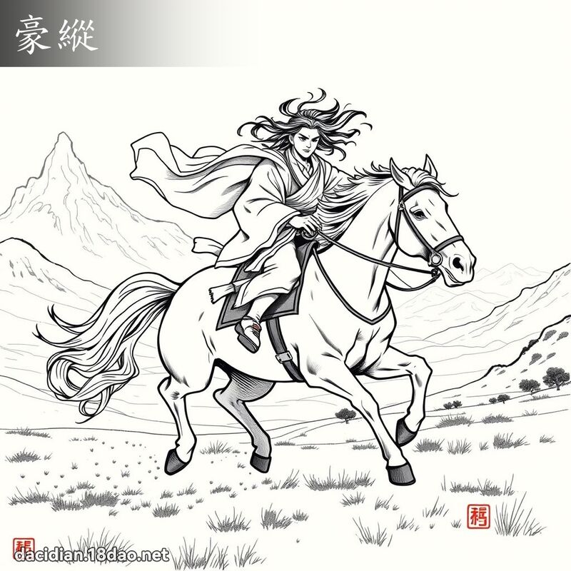 豪縱 - 國語大辭典配圖