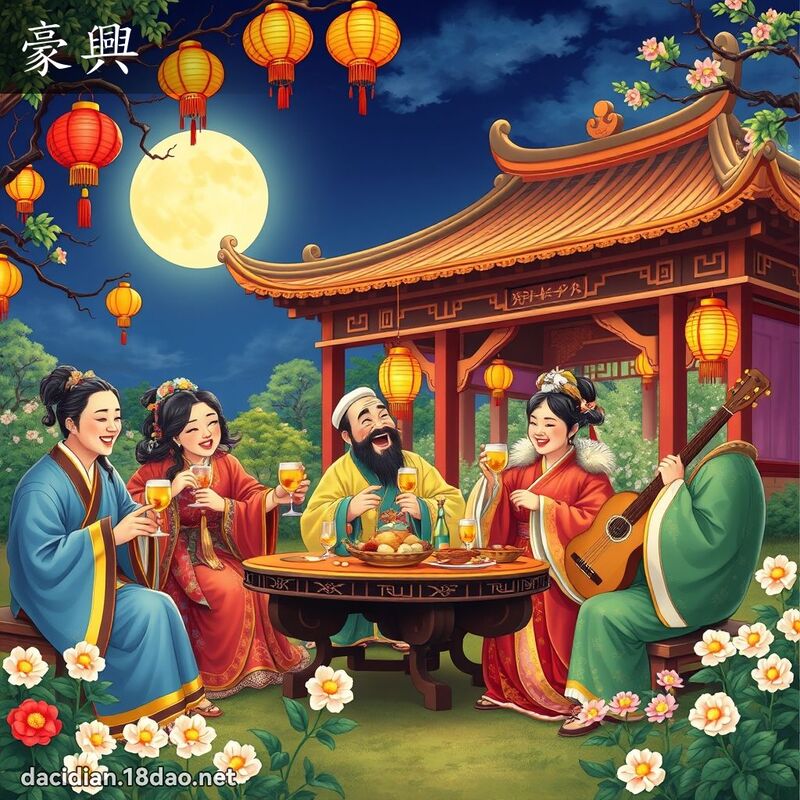 豪兴 - 国语大辞典配图