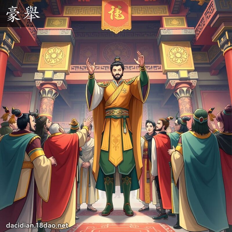 豪舉 - 國語大辭典配圖