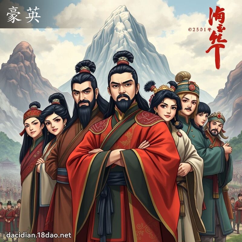 豪英 - 國語大辭典配圖