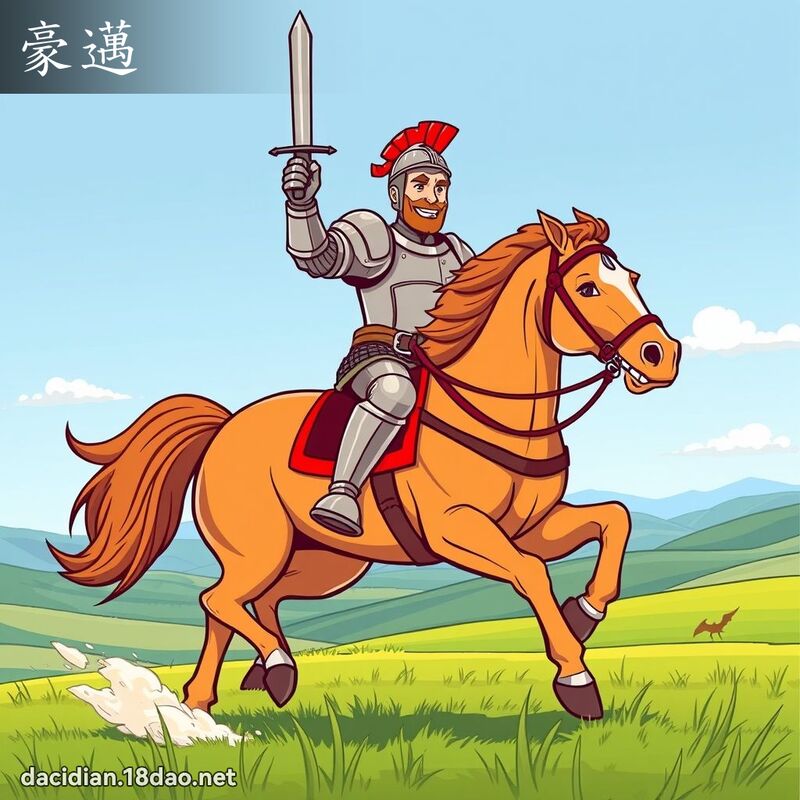 豪迈 - 国语大辞典配图