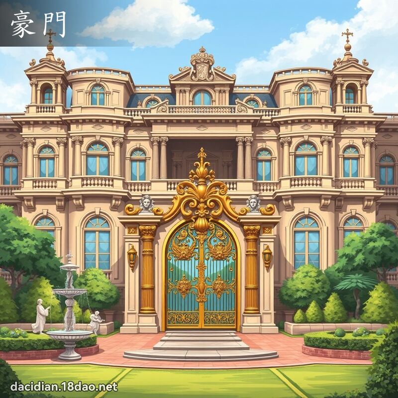 豪門 - 國語大辭典配圖