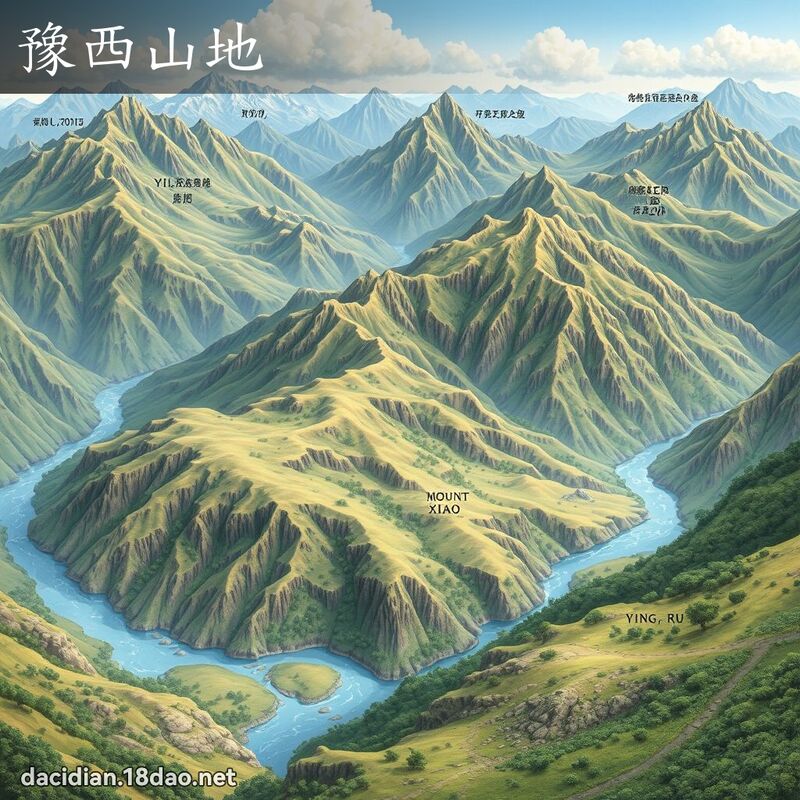 豫西山地 - 國語大辭典配圖
