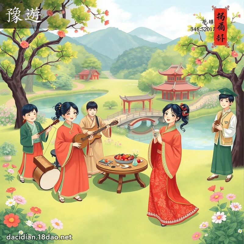 豫遊 - 國語大辭典配圖