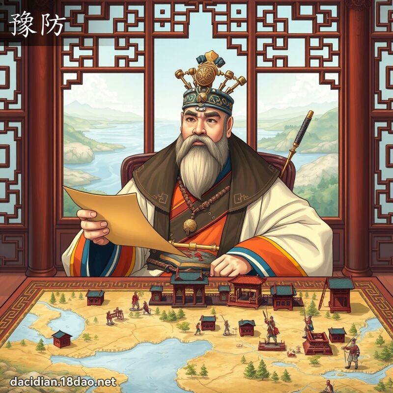 豫防 - 國語大辭典配圖