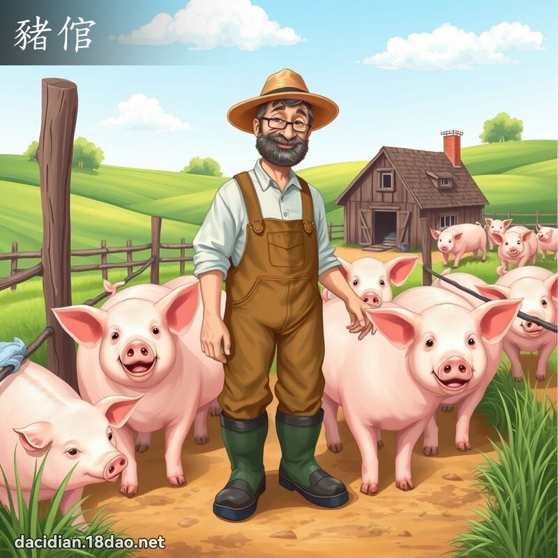 豬倌 - 國語大辭典配圖
