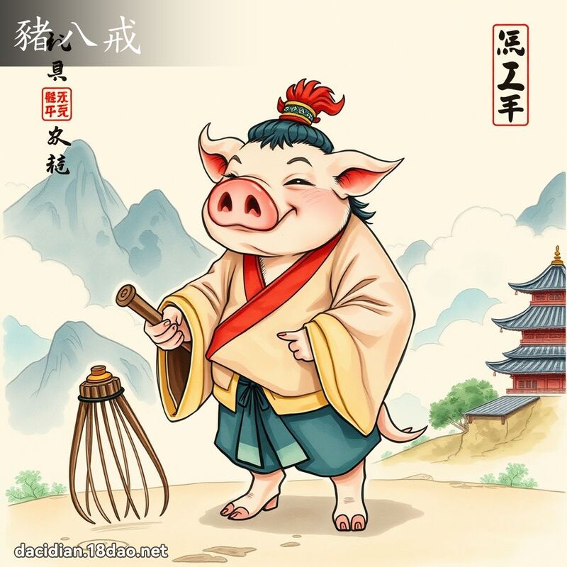 猪八戒 - 国语大辞典配图