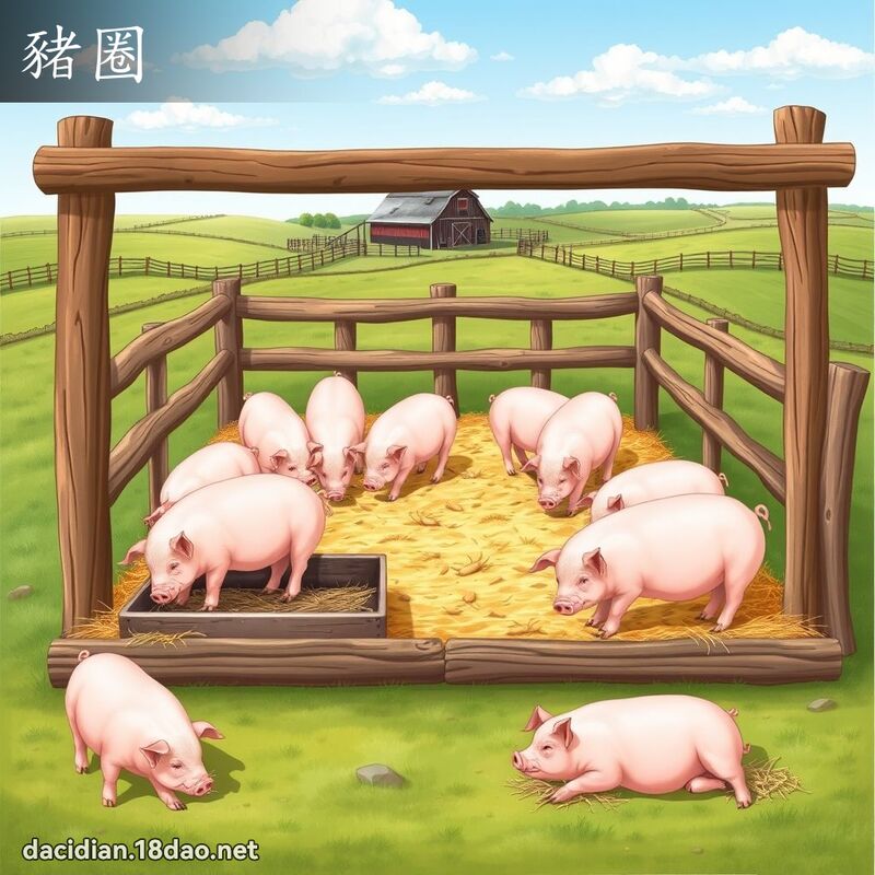 豬圈 - 國語大辭典配圖