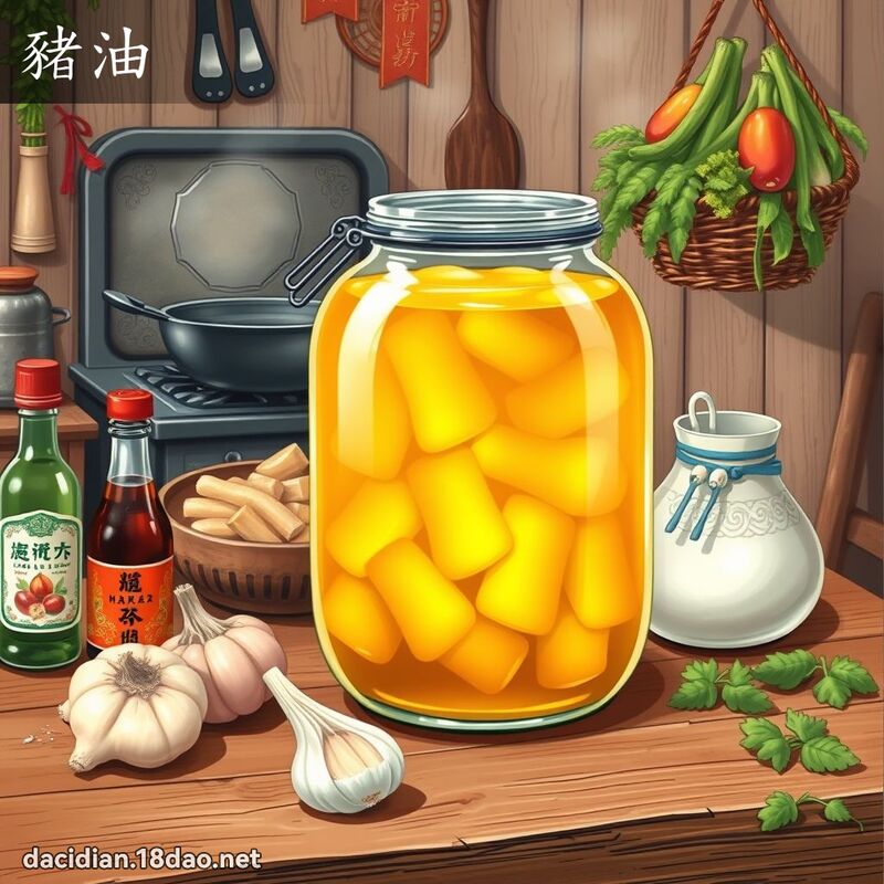 猪油 - 国语大辞典配图