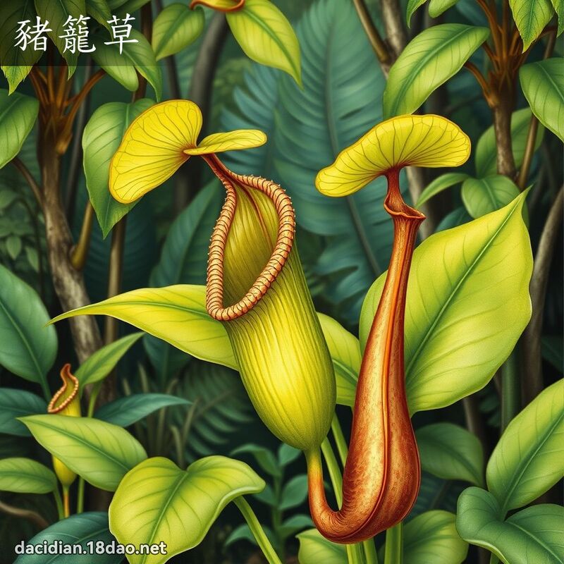 豬籠草 - 國語大辭典配圖