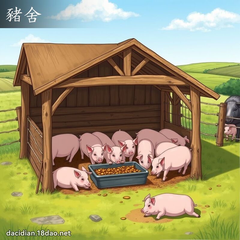 豬舍 - 國語大辭典配圖