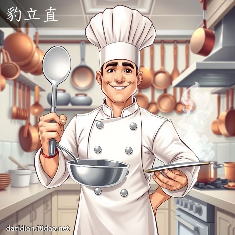 豹立直 - 國語大辭典配圖