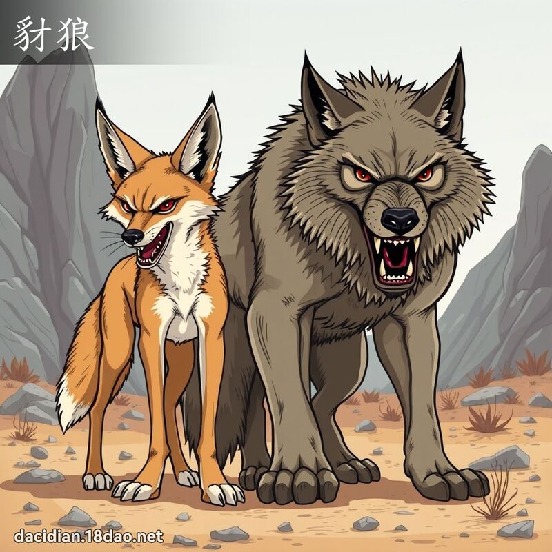 豺狼 - 国语大辞典配图
