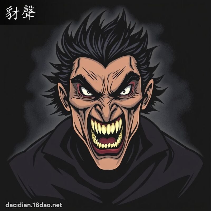 豺聲 - 國語大辭典配圖