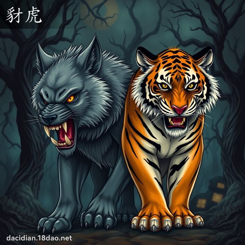 豺虎 - 国语大辞典配图