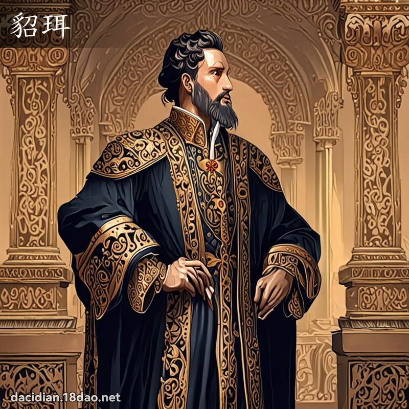 貂珥 - 國語大辭典配圖
