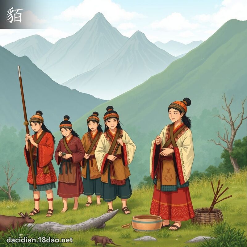 貊 - 國語大辭典配圖