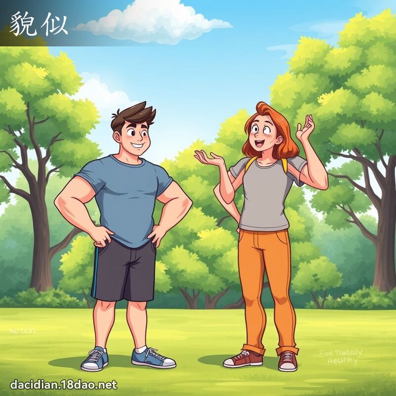 貌似 - 國語大辭典配圖