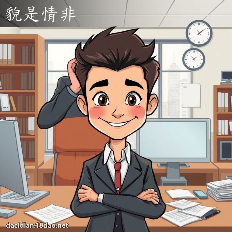 貌是情非 - 國語大辭典配圖