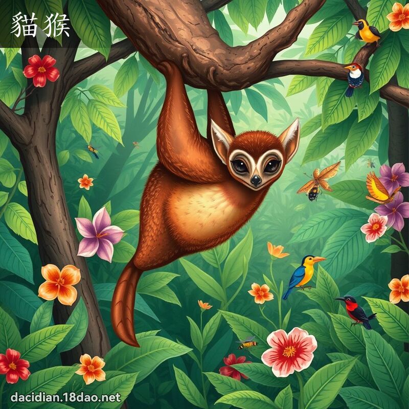 貓猴 - 國語大辭典配圖
