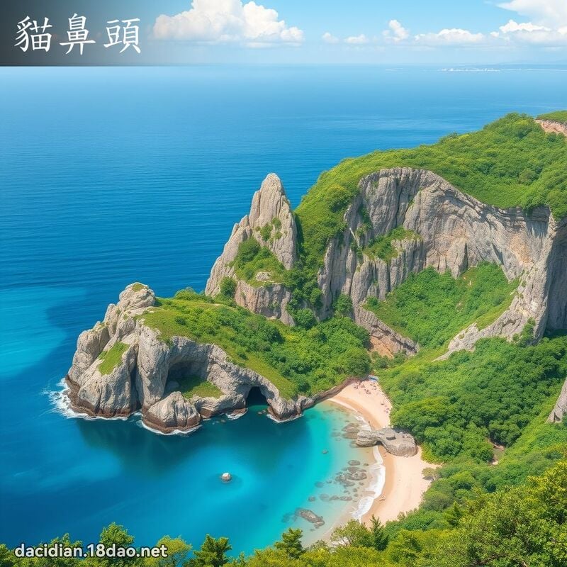 猫鼻头 - 国语大辞典配图