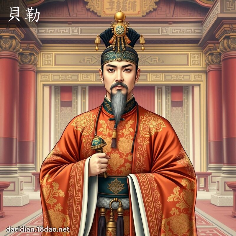 貝勒 - 國語大辭典配圖