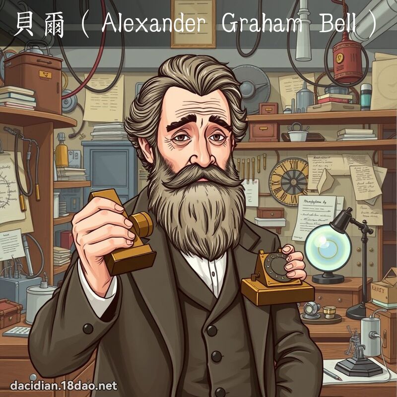 贝尔（Alexander Graham Bell） - 国语大辞典配图