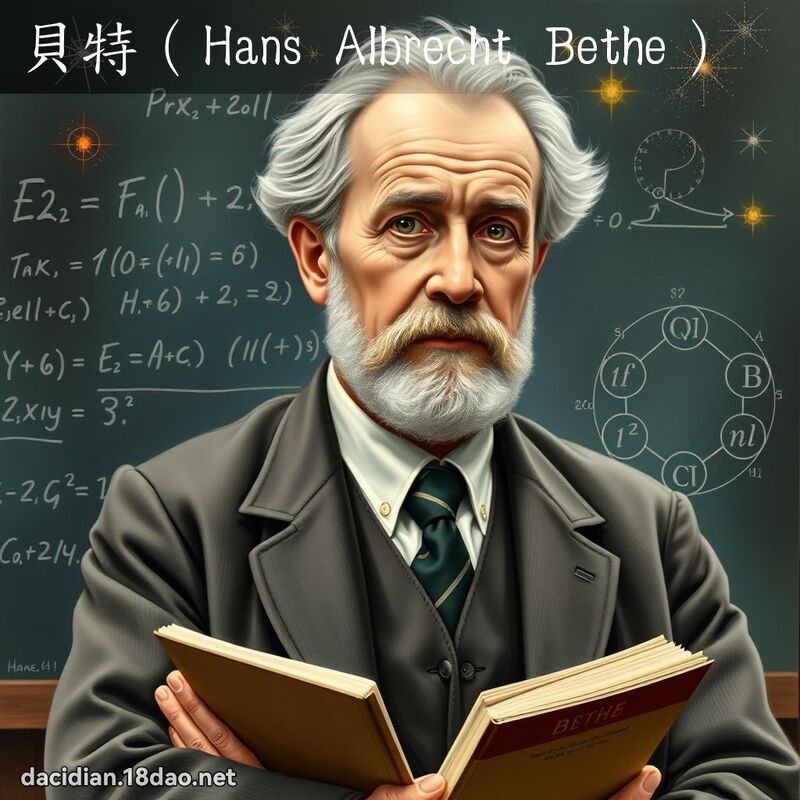 貝特（Hans Albrecht Bethe） - 國語大辭典配圖