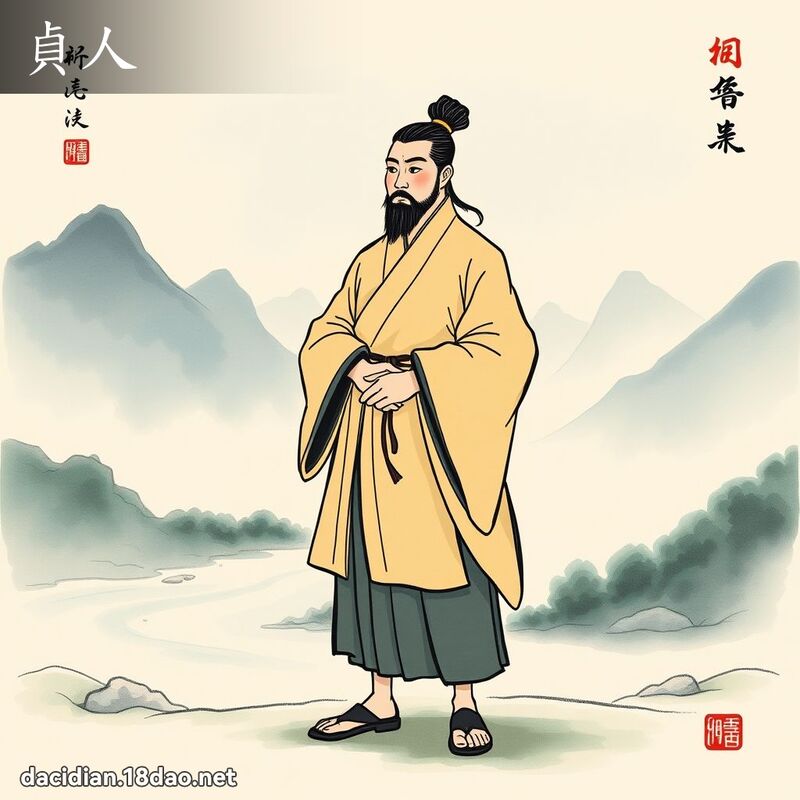 贞人 - 国语大辞典配图