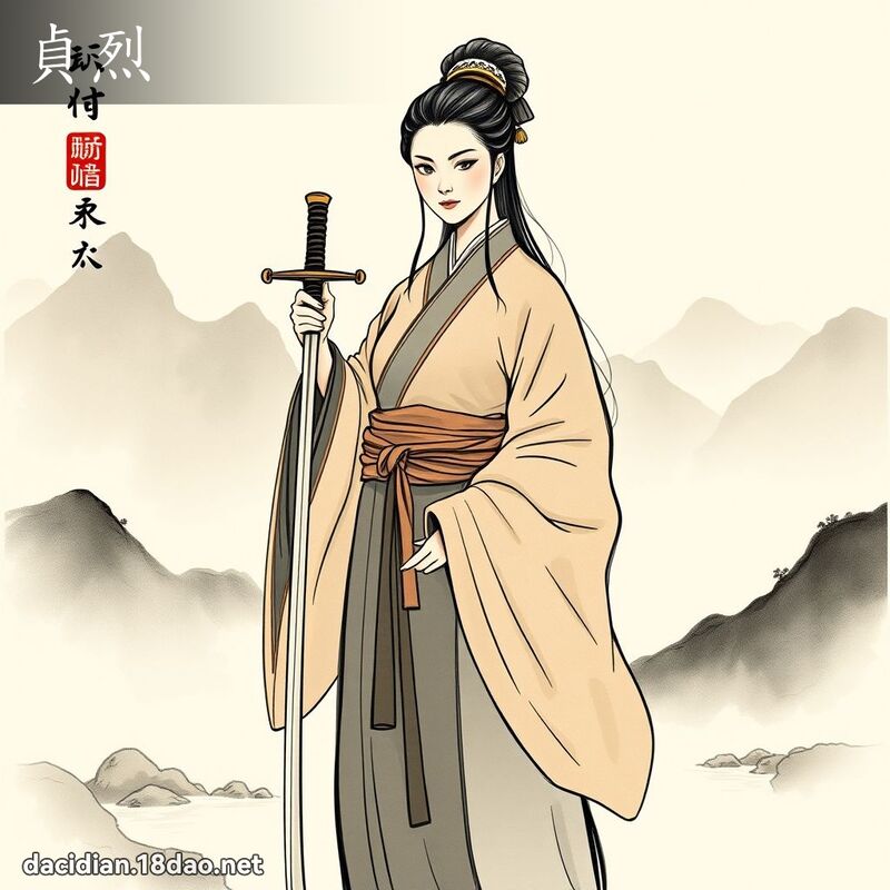 貞烈 - 國語大辭典配圖