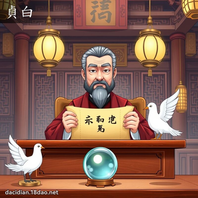 贞白 - 国语大辞典配图