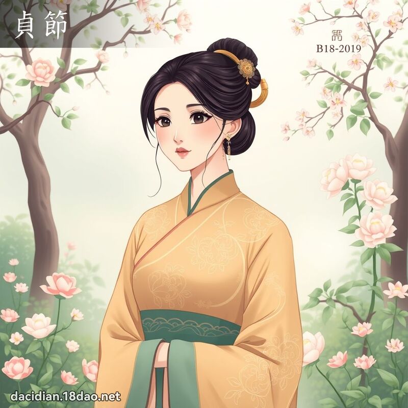 貞節 - 國語大辭典配圖