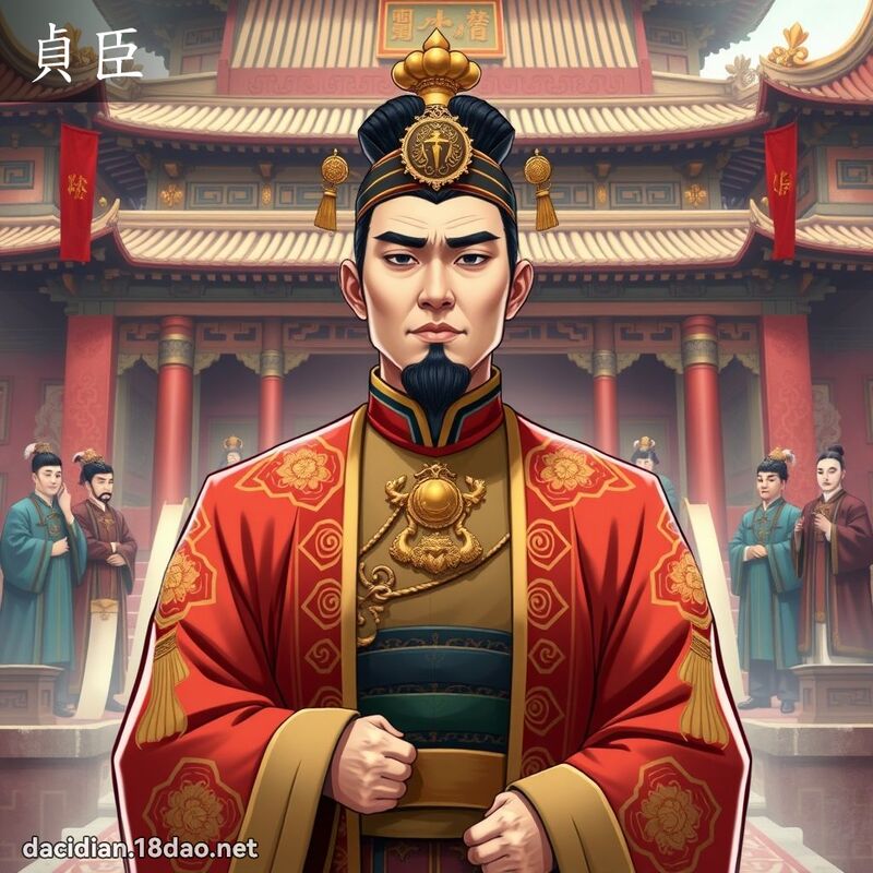 貞臣 - 國語大辭典配圖