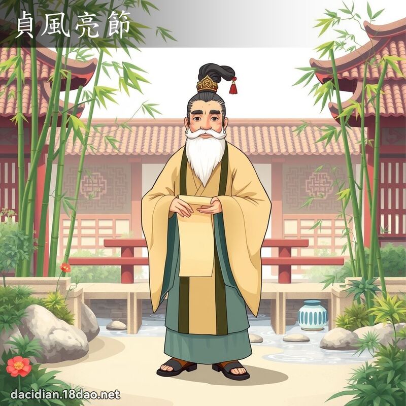 貞風亮節 - 國語大辭典配圖