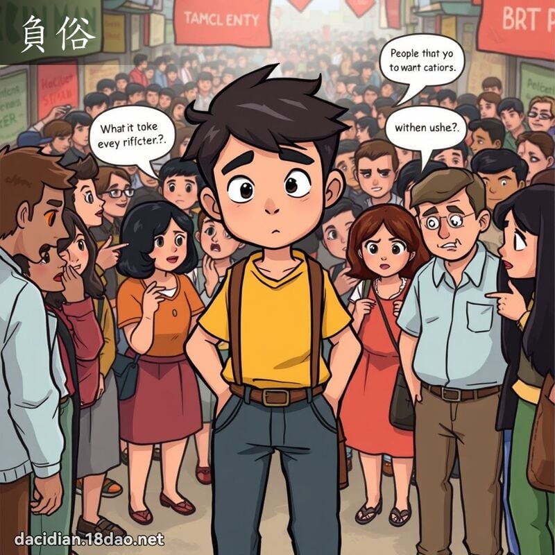 負俗 - 國語大辭典配圖