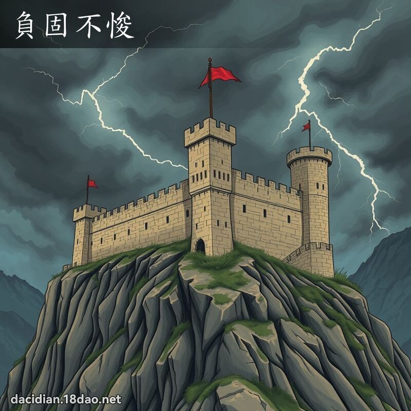 負固不悛 - 國語大辭典配圖