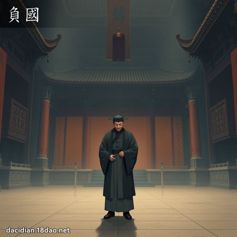 负国 - 国语大辞典配图