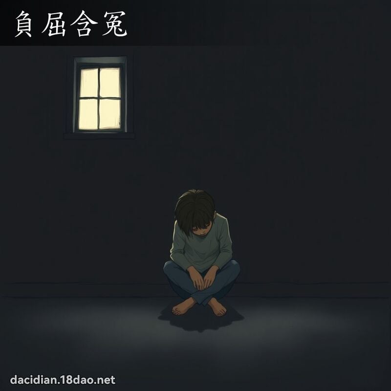 负屈含冤 - 国语大辞典配图