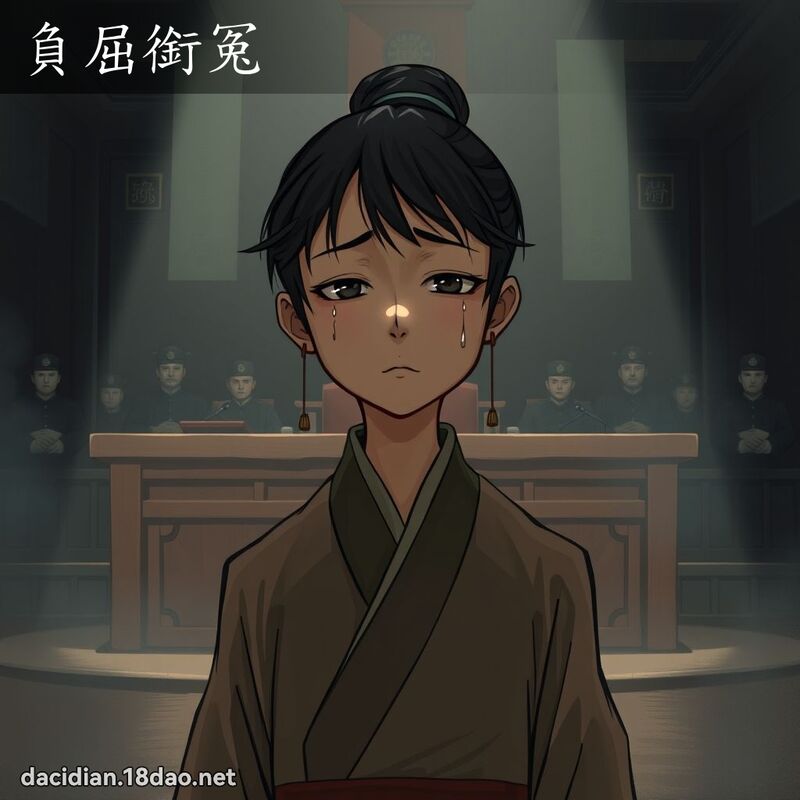 負屈銜冤 - 國語大辭典配圖