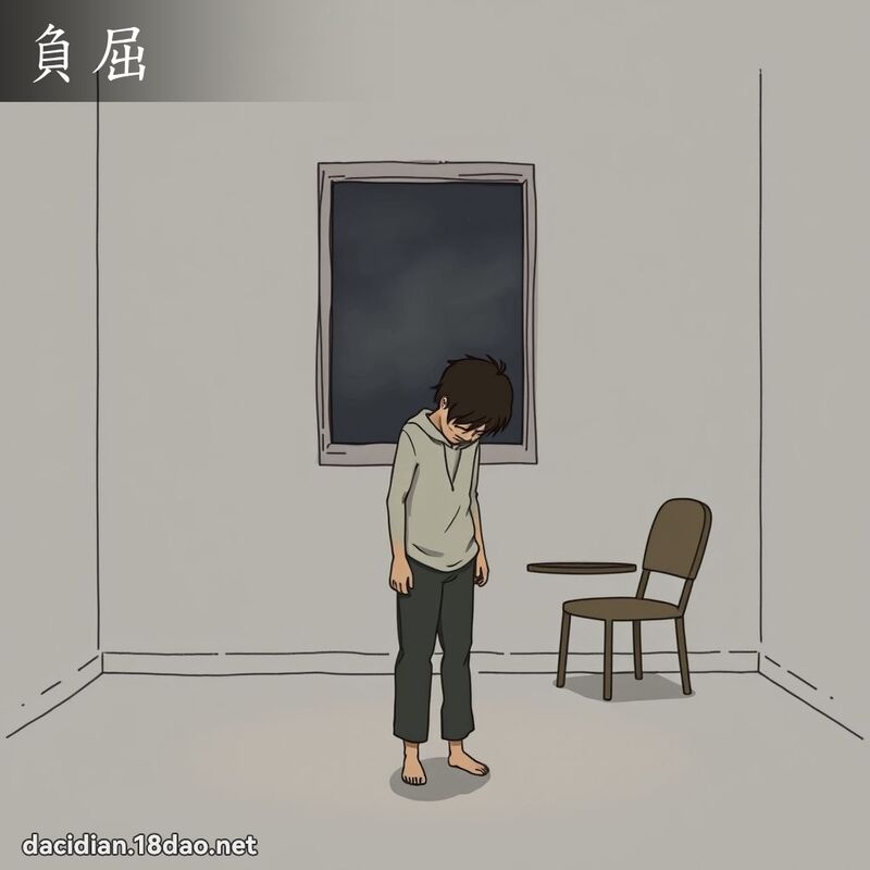 负屈 - 国语大辞典配图