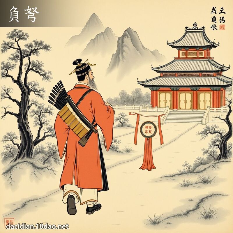 负弩 - 国语大辞典配图