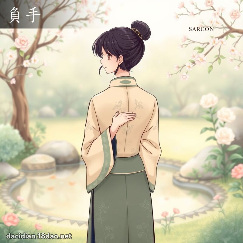 负手 - 国语大辞典配图