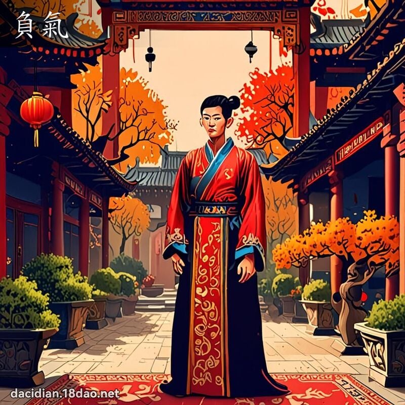 负气 - 国语大辞典配图