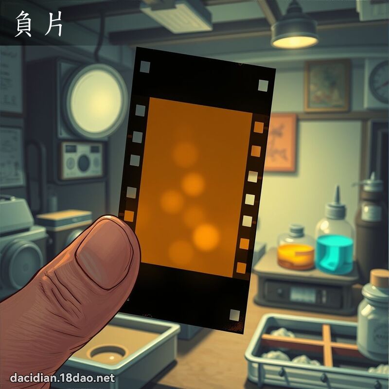 负片 - 国语大辞典配图