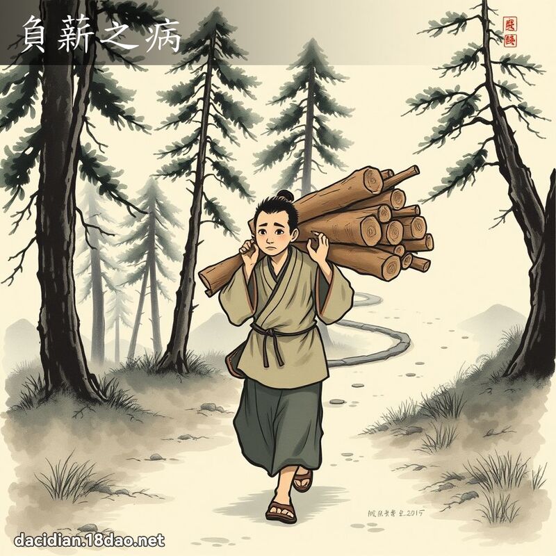 負薪之病 - 國語大辭典配圖